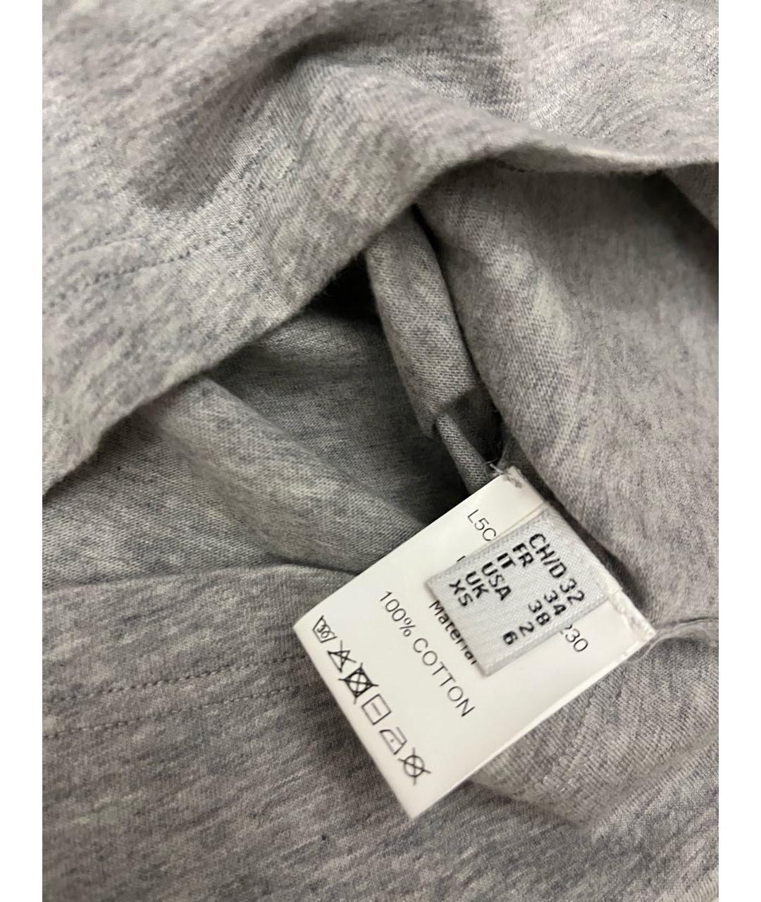 BALLY Серая хлопковая футболка, фото 4