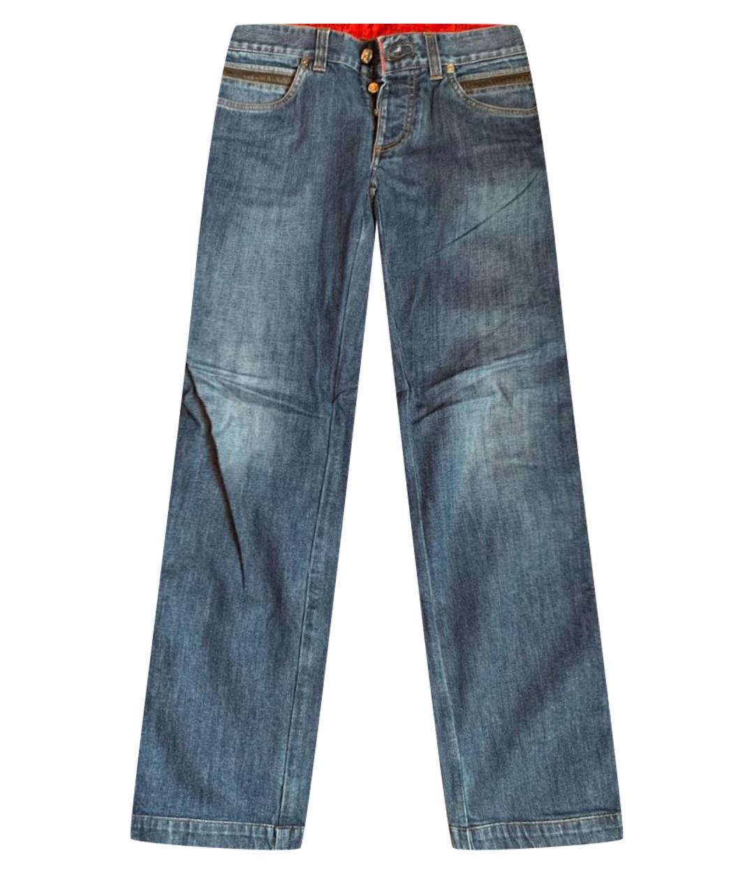 BILLIONAIRE Темно-синие хлопковые джинсы, фото 1
