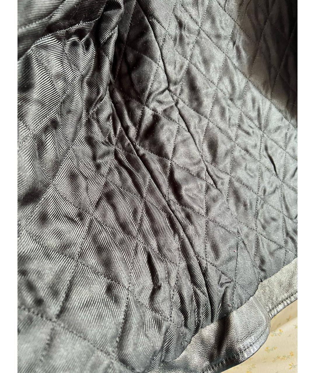 ETRO Черная кожаная куртка, фото 8