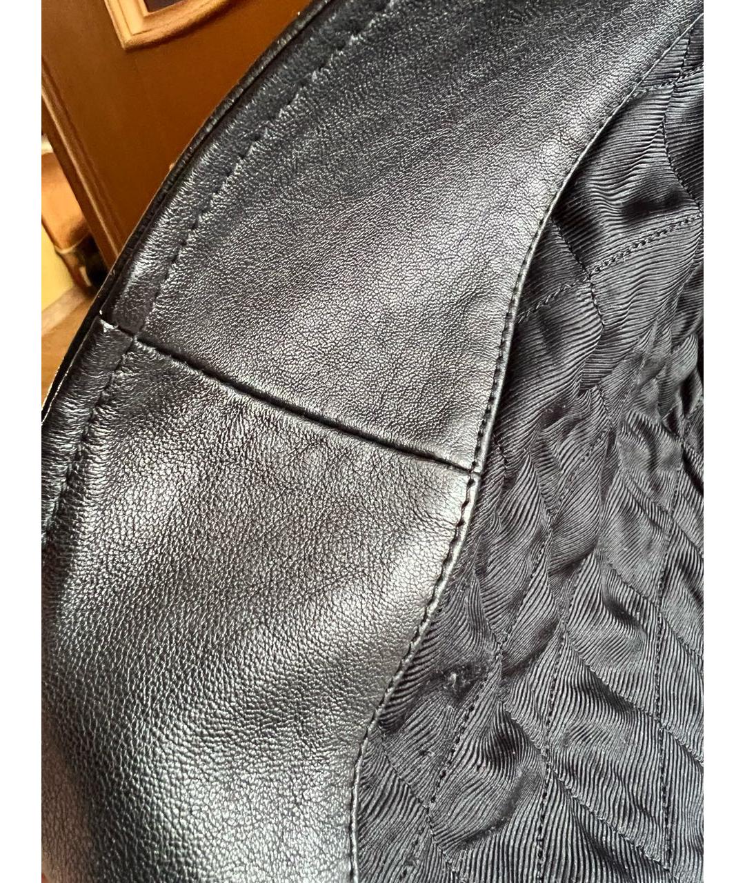 ETRO Черная кожаная куртка, фото 7