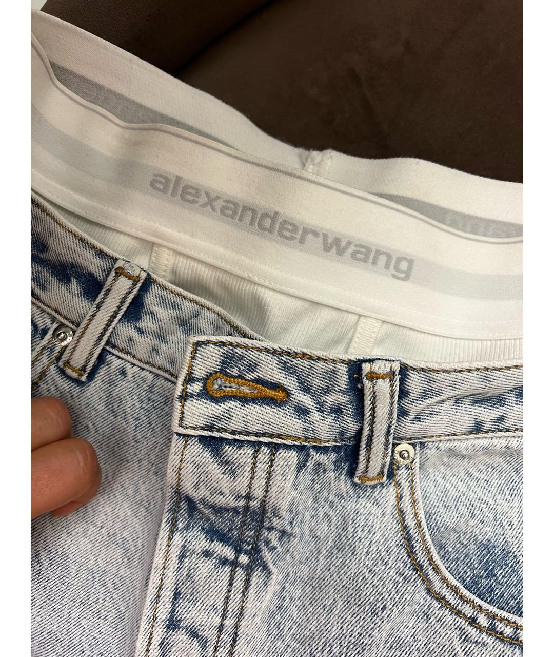 ALEXANDER WANG Голубые прямые джинсы, фото 7