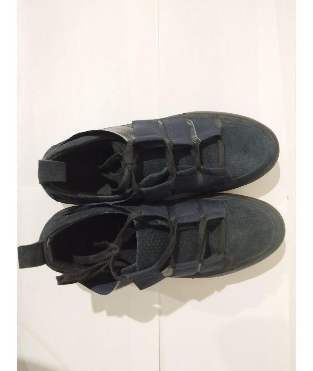 DAMIR DOMA Синие замшевые низкие кроссовки / кеды, фото 3