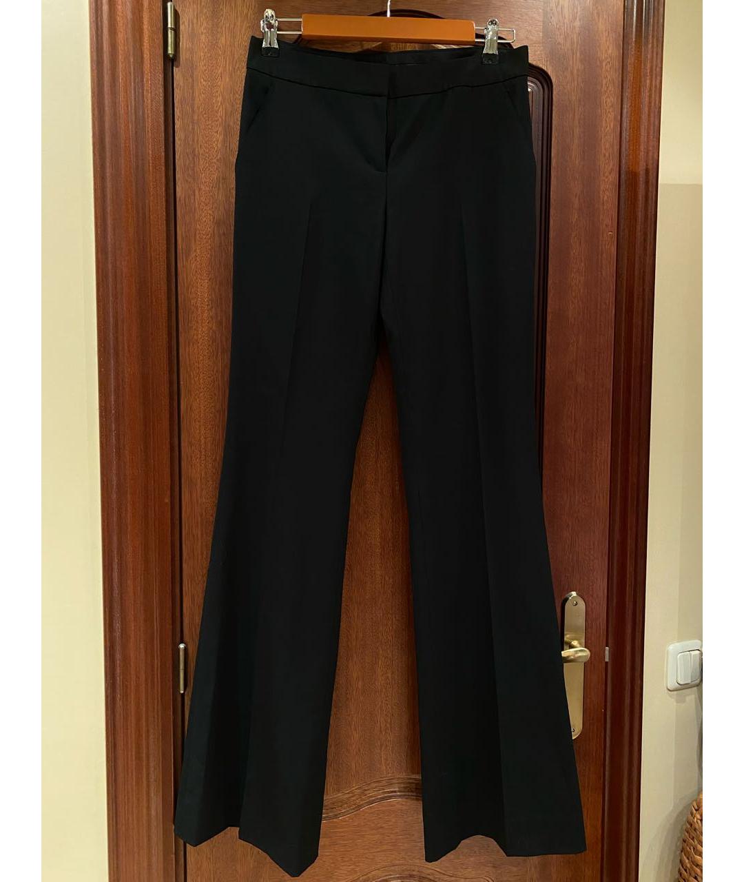 DKNY Черные шерстяные брюки широкие, фото 8