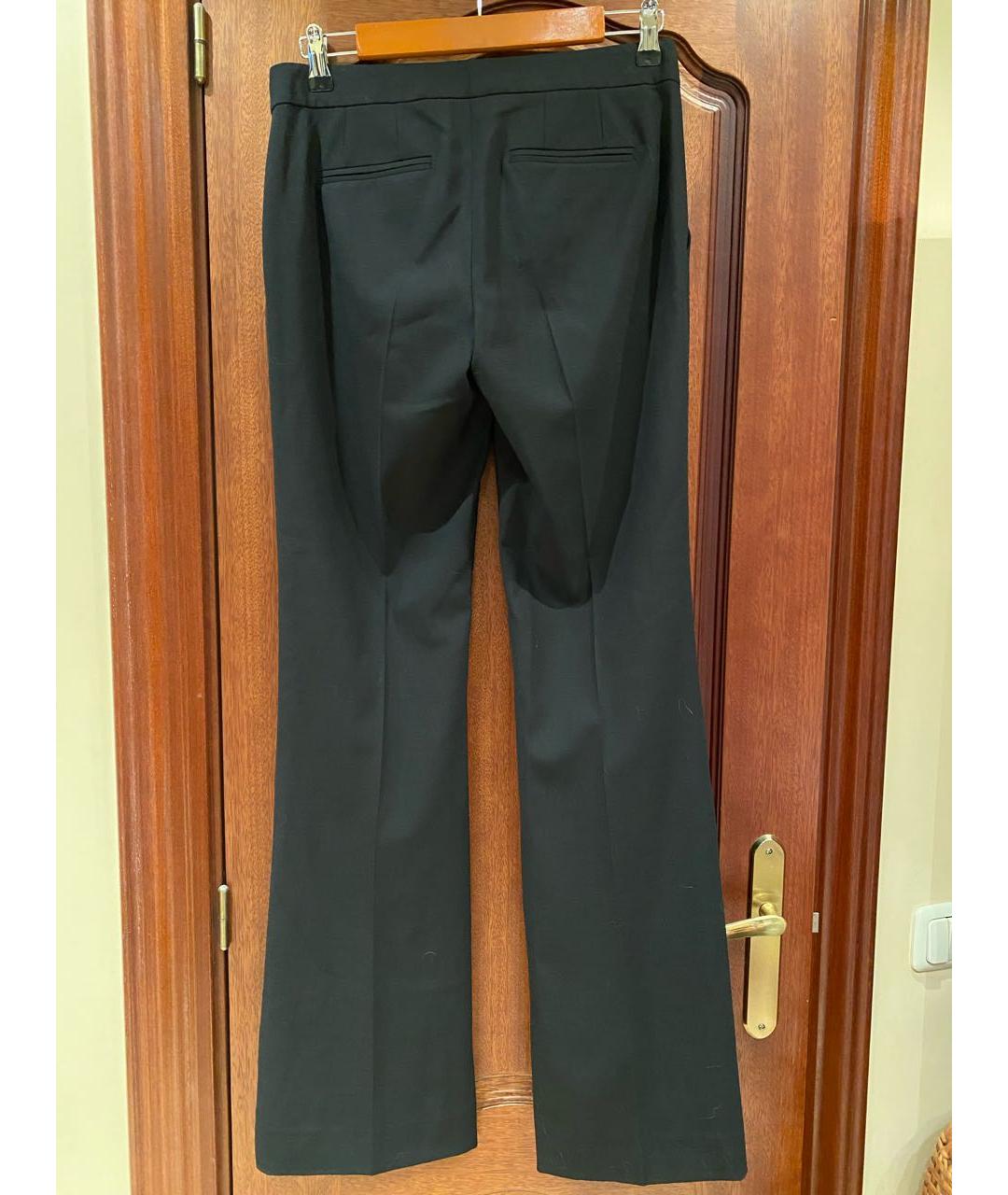 DKNY Черные шерстяные брюки широкие, фото 2