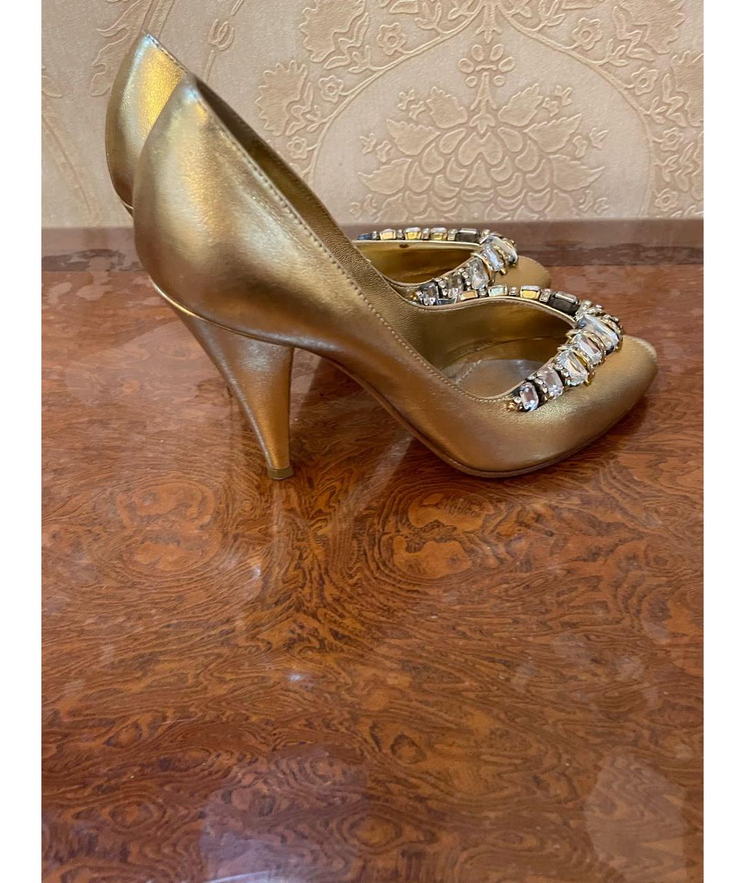 CASADEI Золотые туфли, фото 6