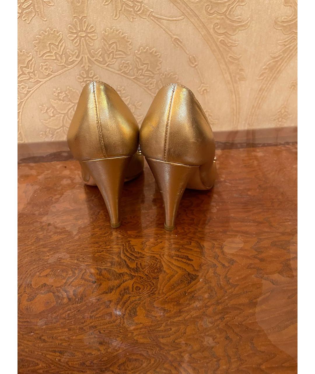 CASADEI Золотые туфли, фото 2