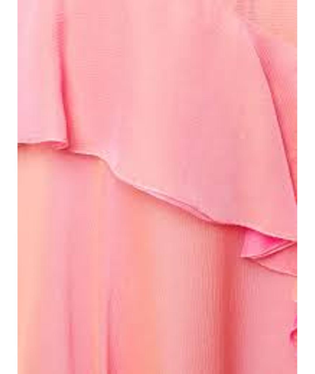 CHANEL Розовое шелковое платье, фото 4