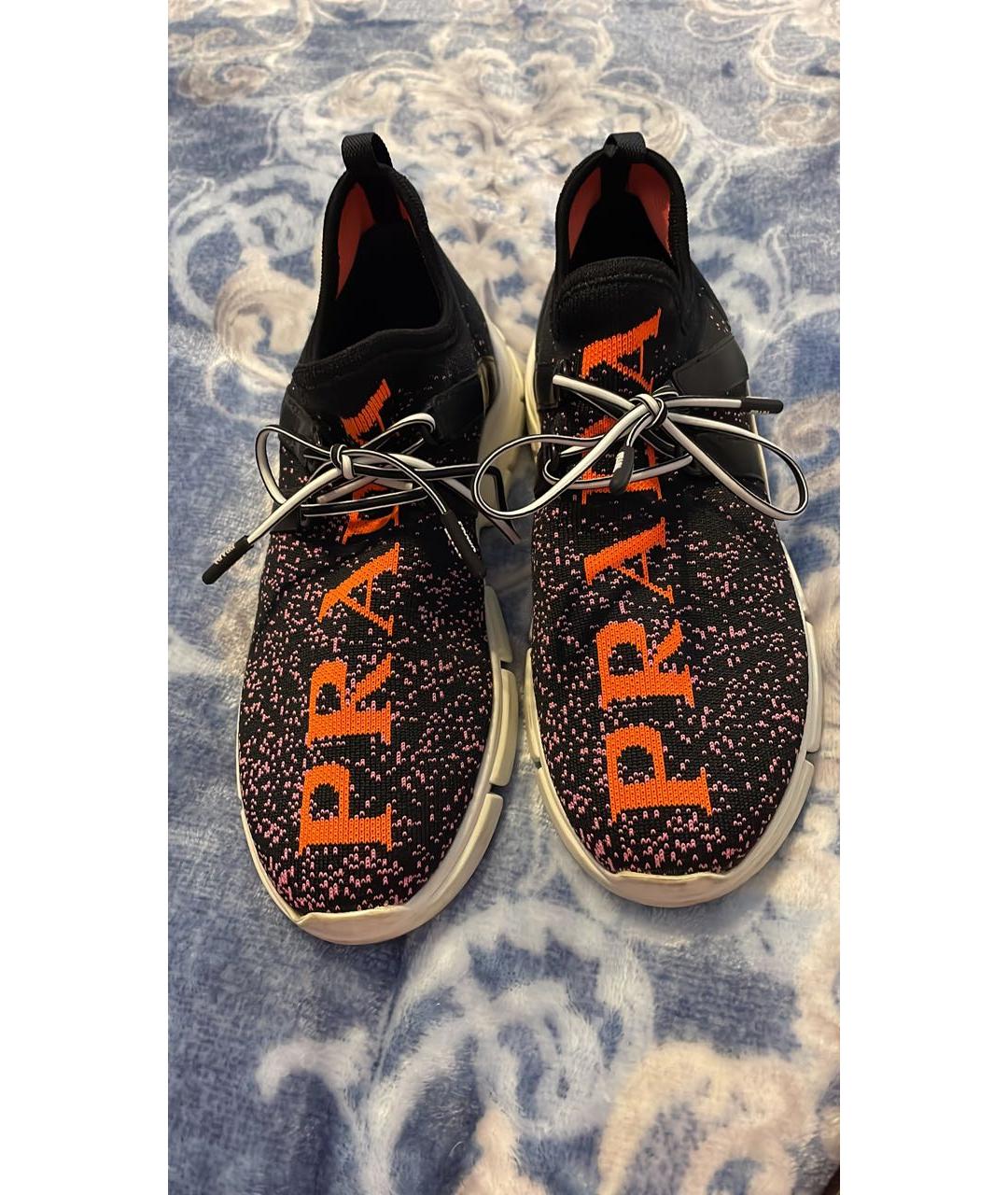 PRADA Черные кеды, фото 2