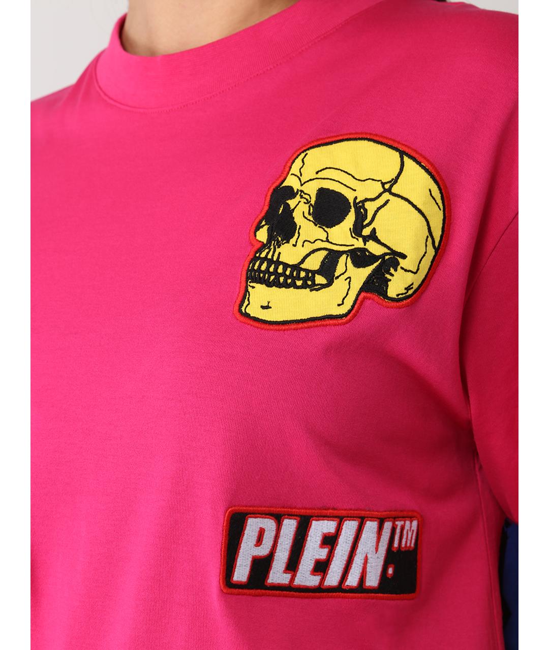 PHILIPP PLEIN Розовая футболка, фото 5