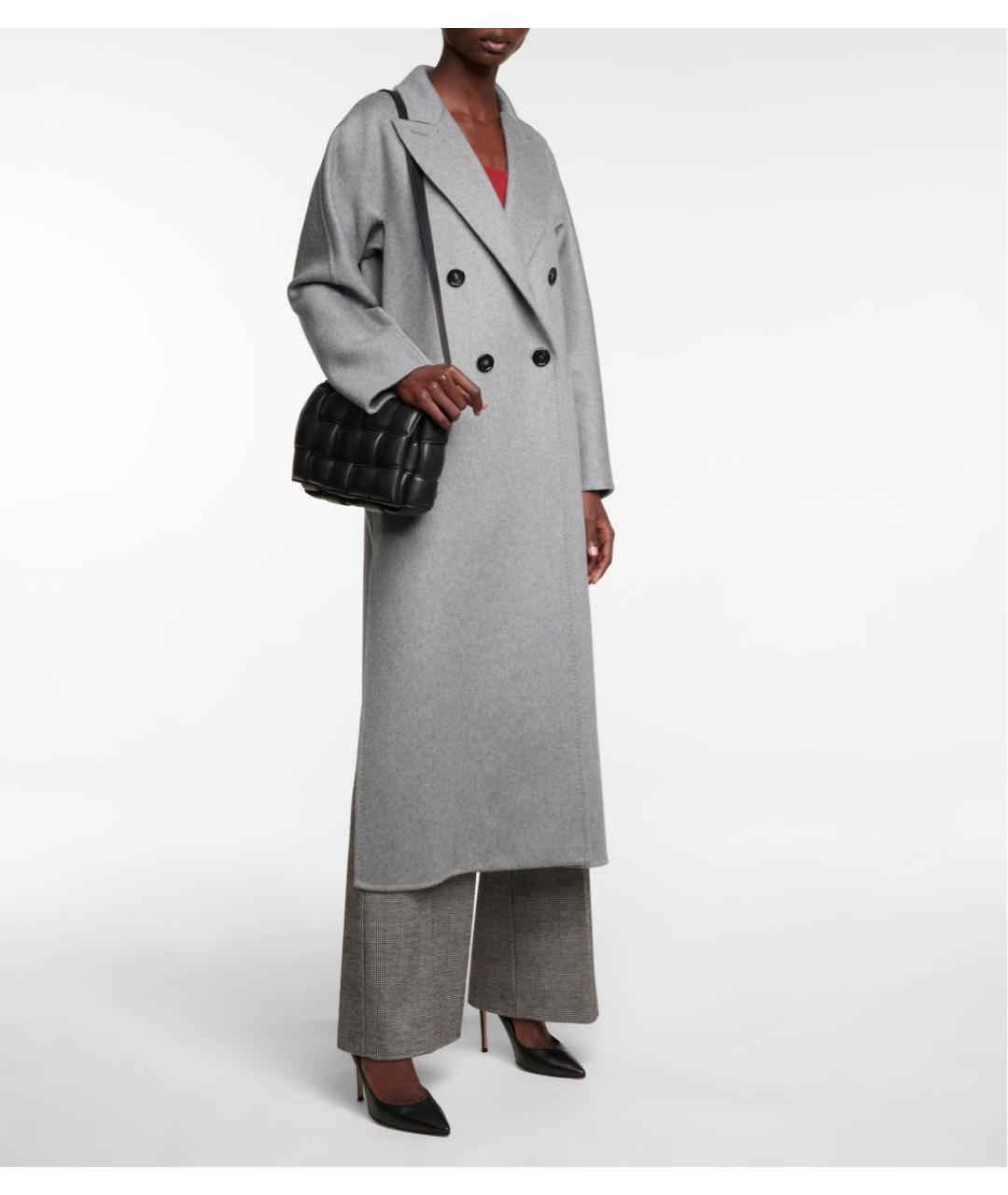 MAX MARA Серое кашемировое пальто, фото 4
