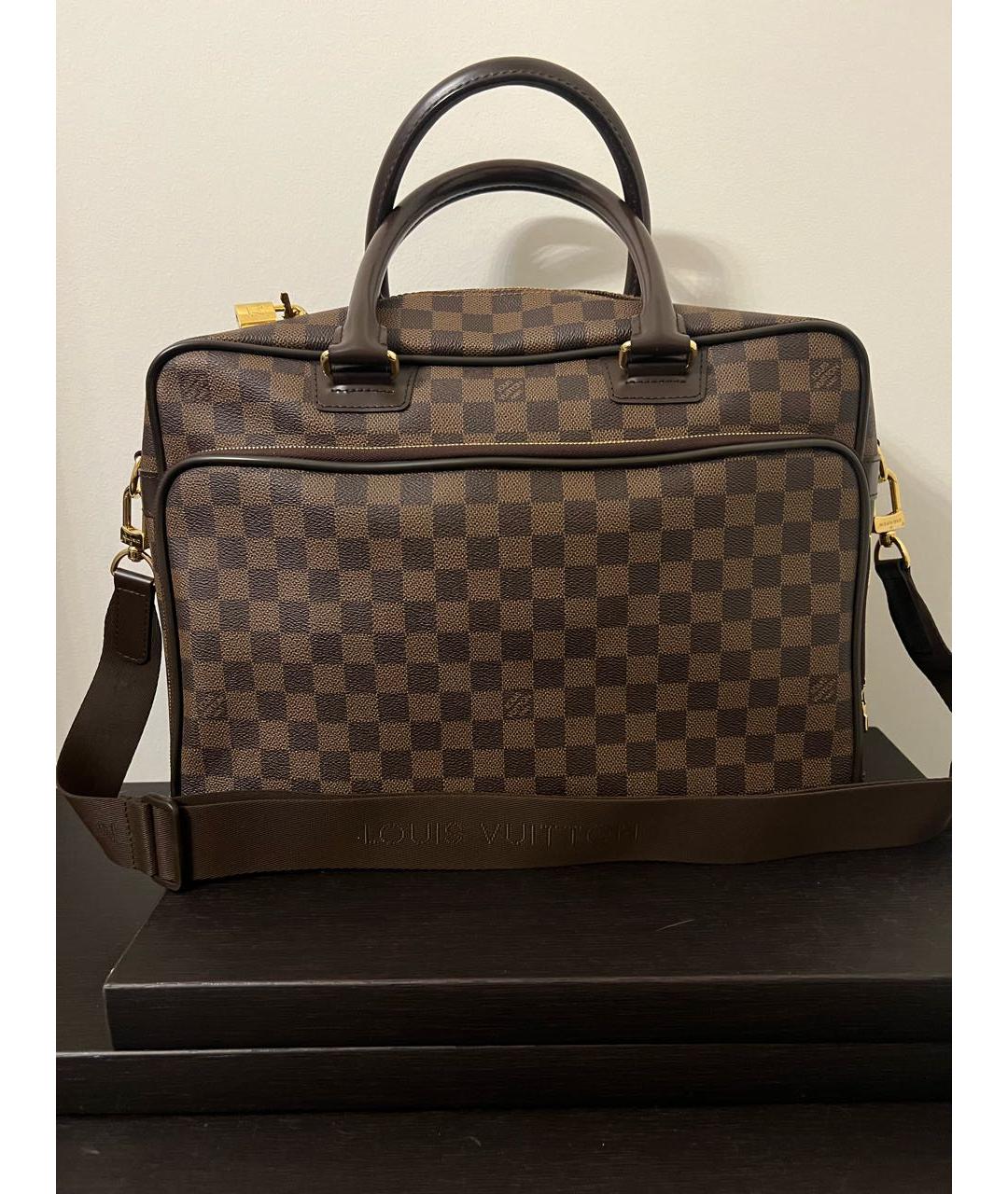 LOUIS VUITTON Коричневая дорожная/спортивная сумка, фото 9