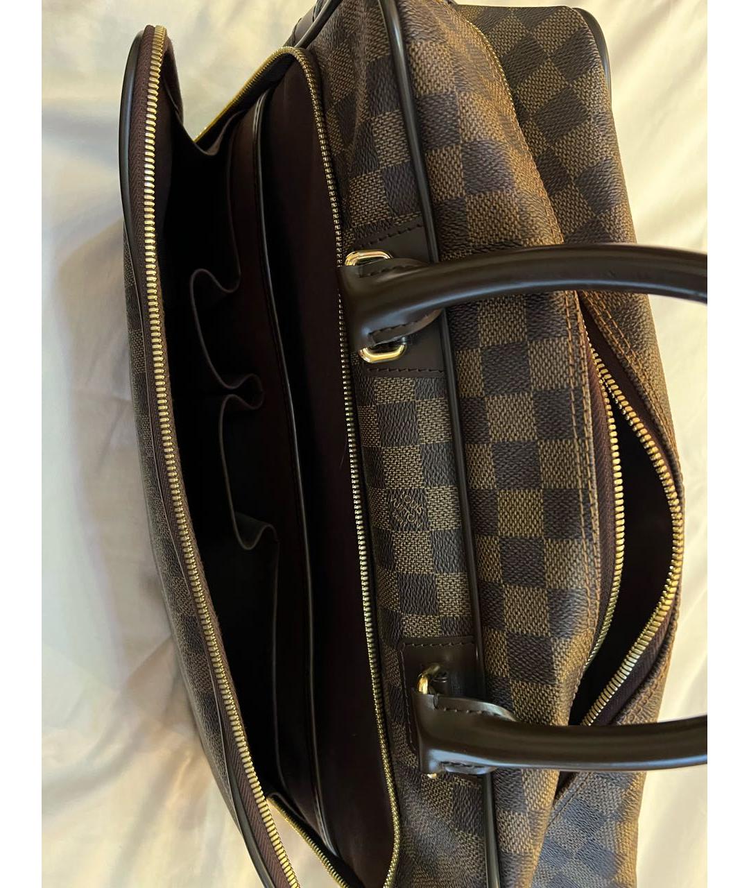 LOUIS VUITTON Коричневая дорожная/спортивная сумка, фото 8