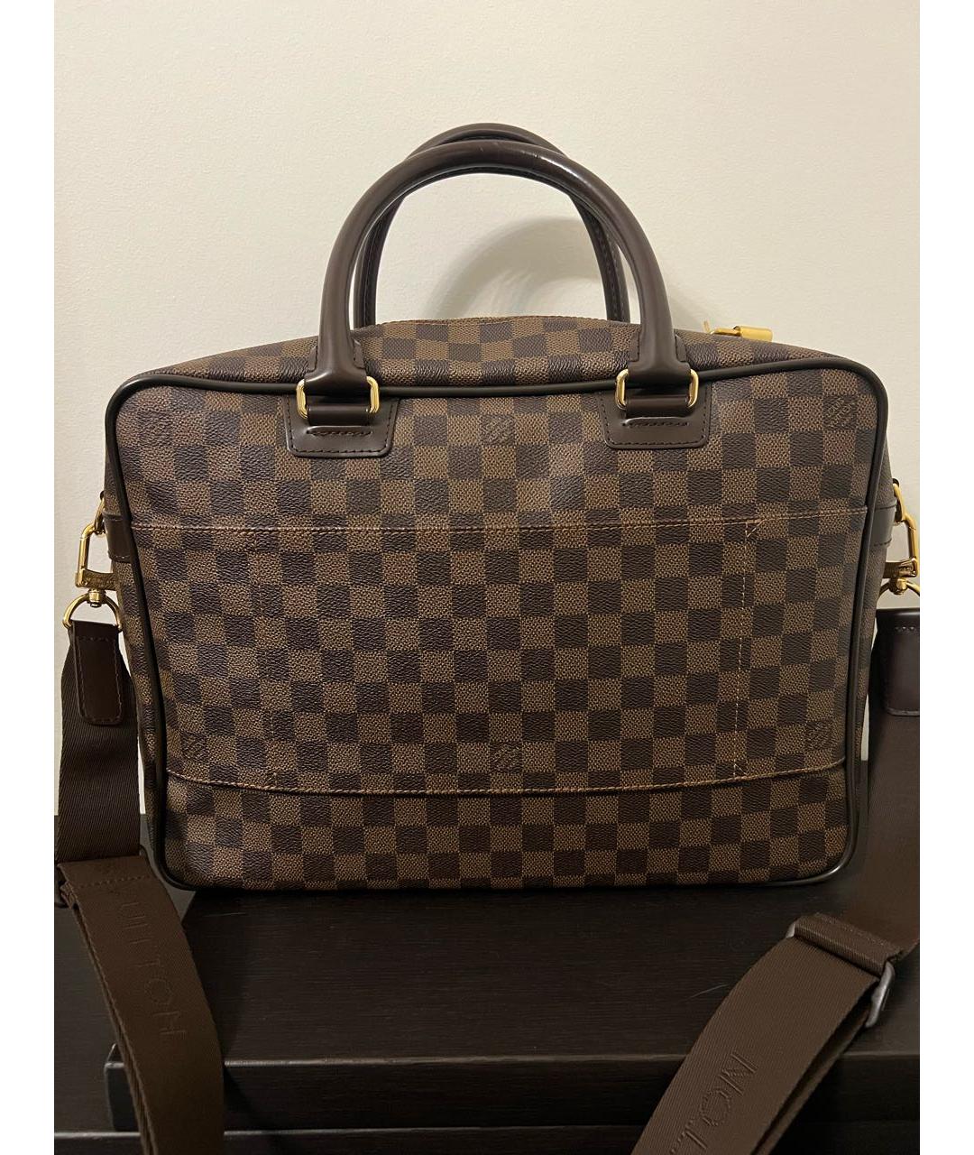 LOUIS VUITTON Коричневая дорожная/спортивная сумка, фото 4