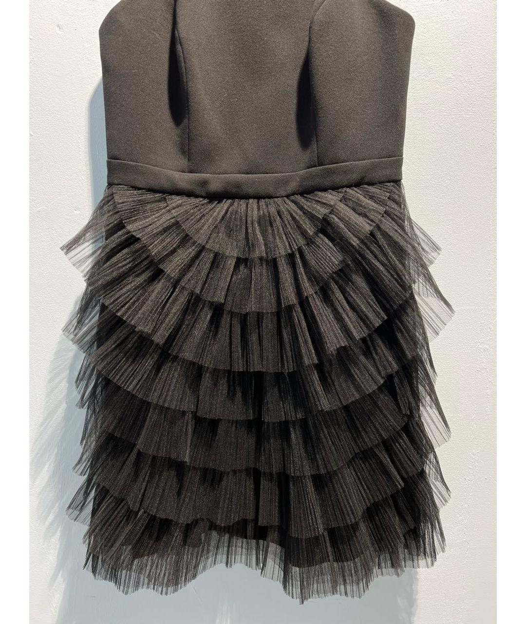 BCBG MAXAZRIA Черное полиэстеровое платье, фото 4