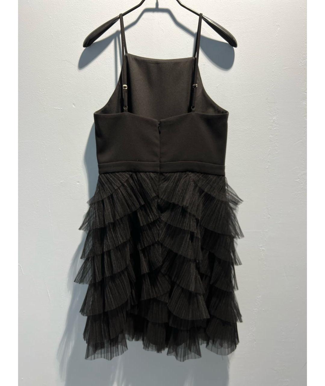 BCBG MAXAZRIA Черное полиэстеровое платье, фото 2