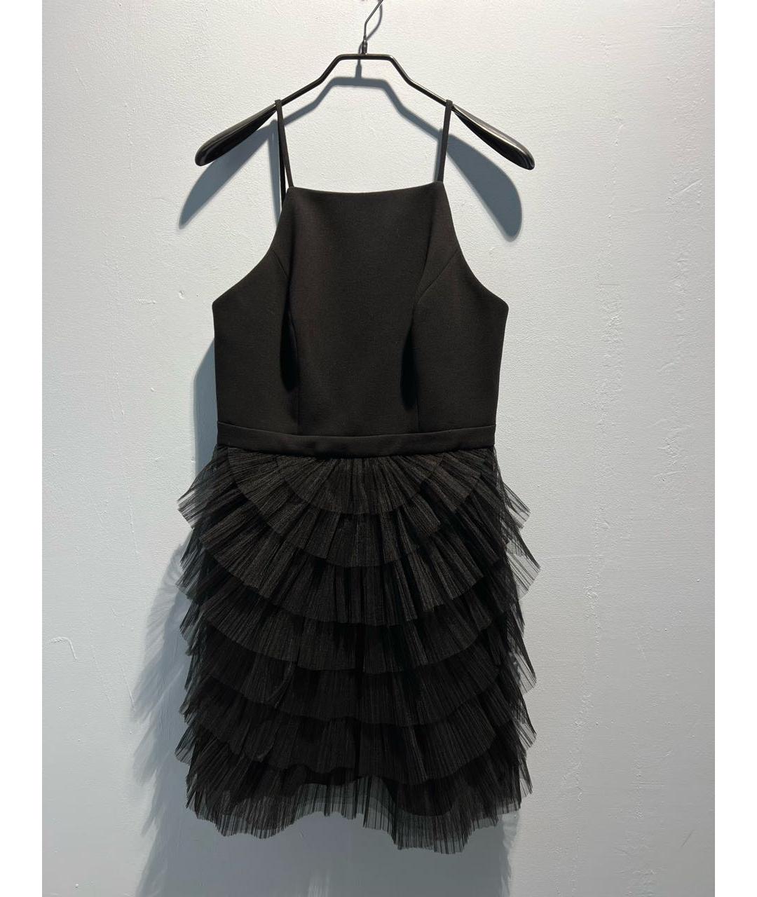 BCBG MAXAZRIA Черное полиэстеровое платье, фото 5