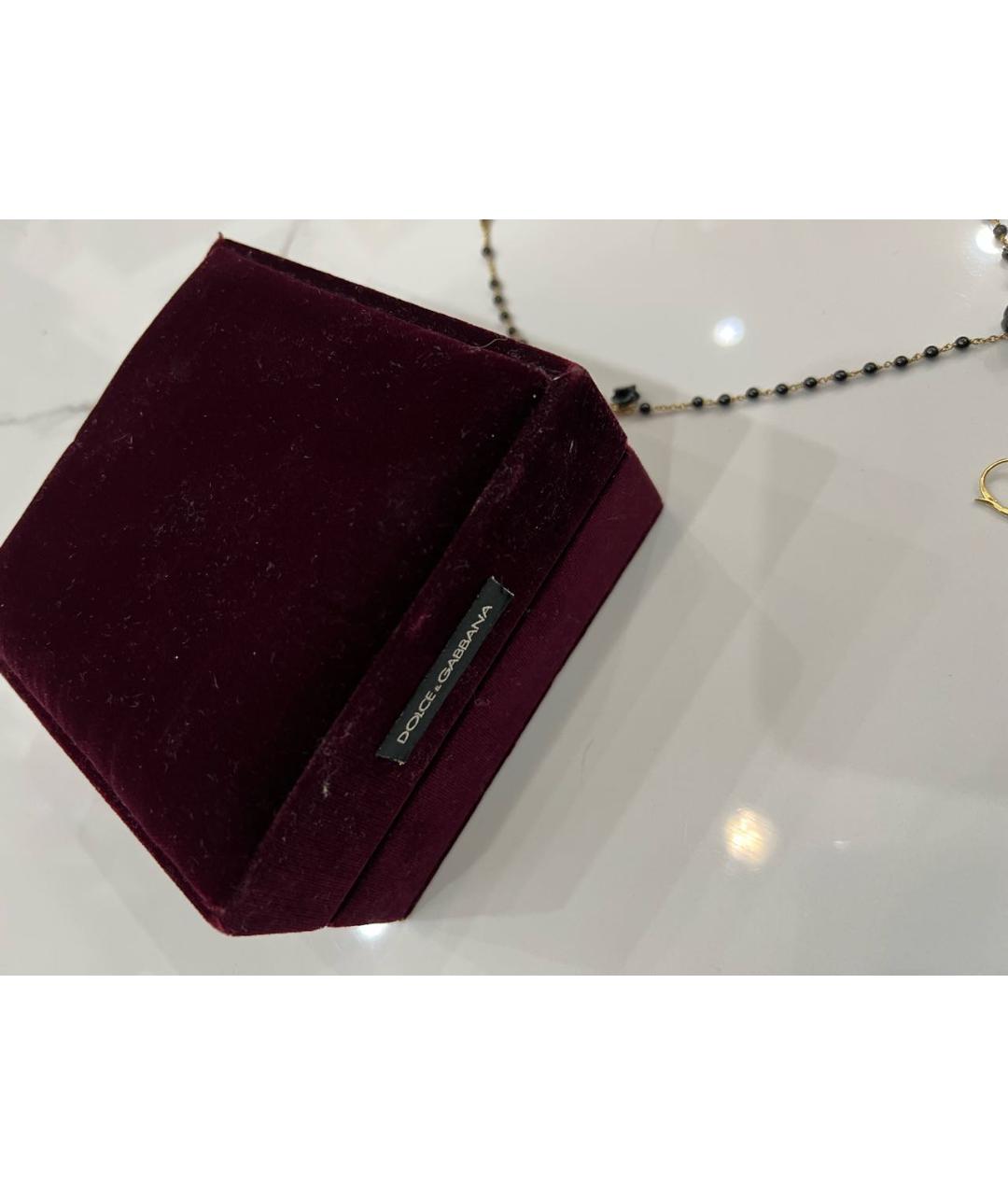 DOLCE&GABBANA Черный комплект из желтого золота, фото 7