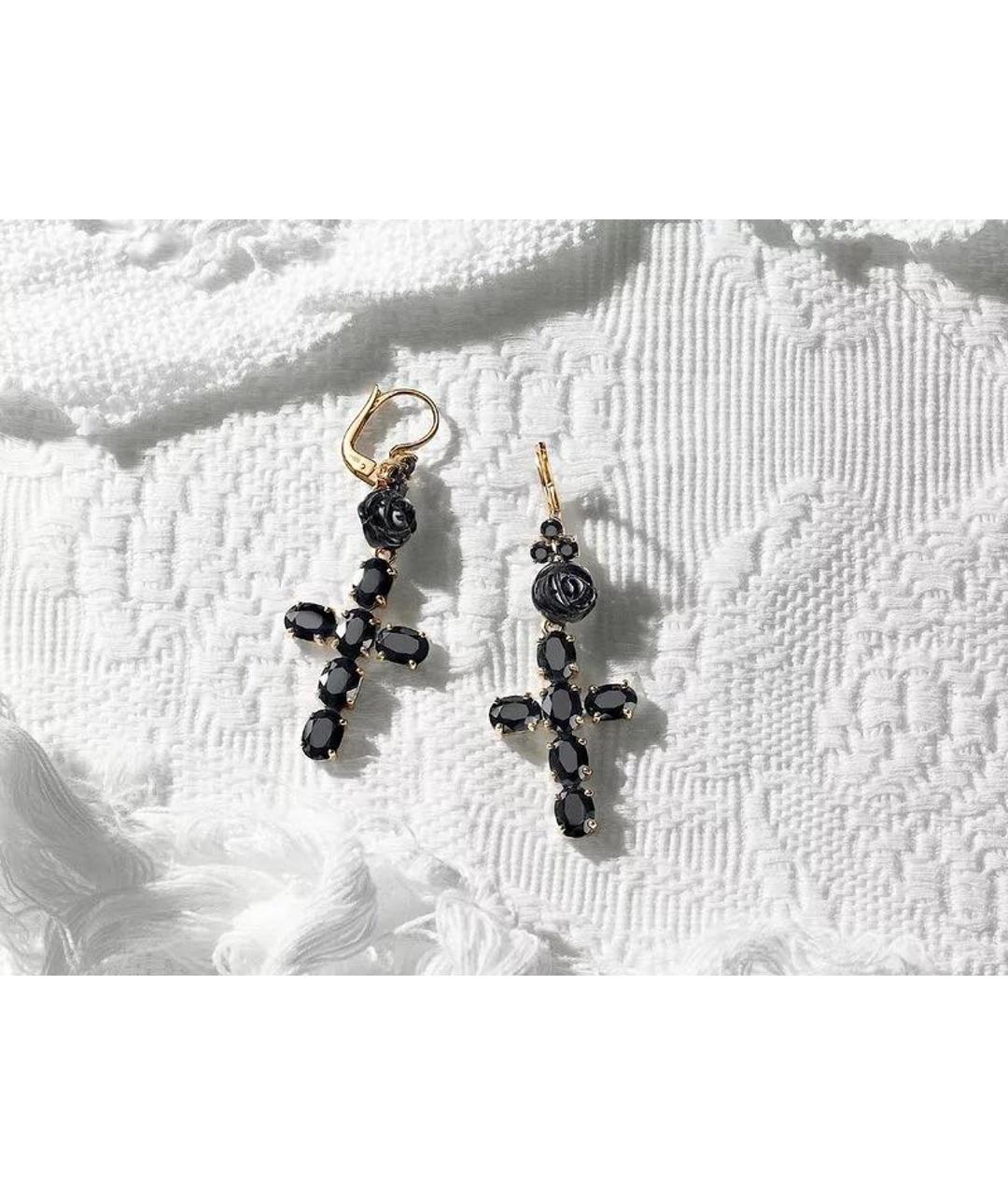 DOLCE&GABBANA Черный комплект из желтого золота, фото 4