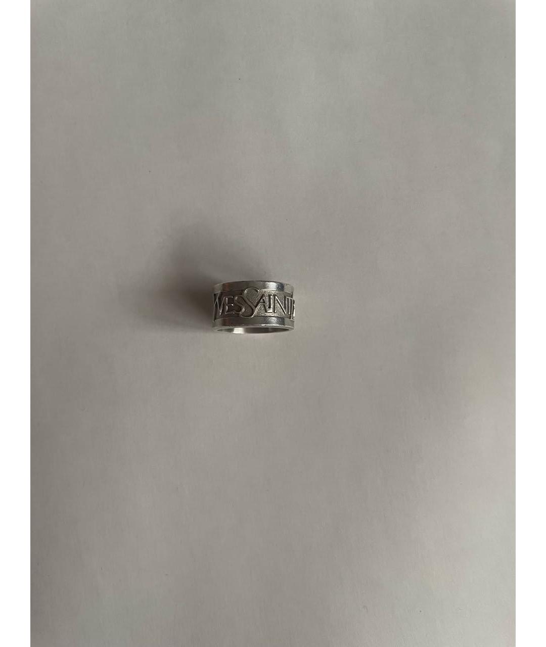 SAINT LAURENT Серебряное серебряное кольцо, фото 2