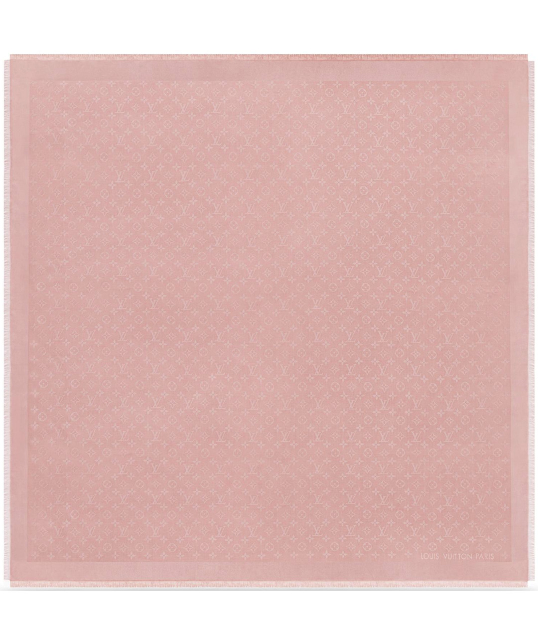 LOUIS VUITTON PRE-OWNED Розовый шерстяной шарф, фото 1