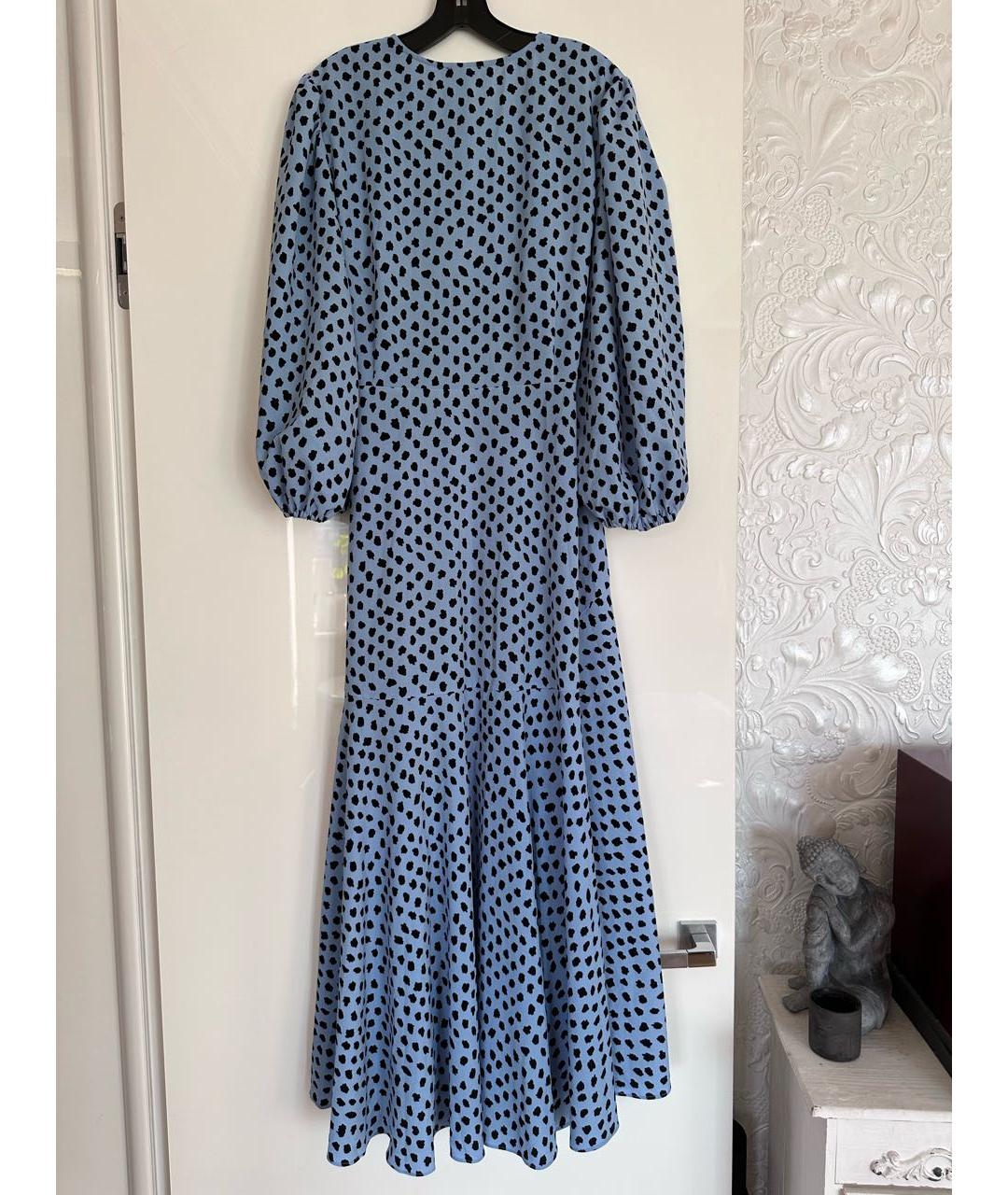 ESSENTIEL ANTWERP Голубое полиэстеровое повседневное платье, фото 2