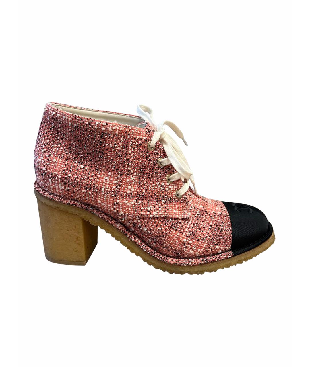 CHANEL Розовые ботильоны, фото 1