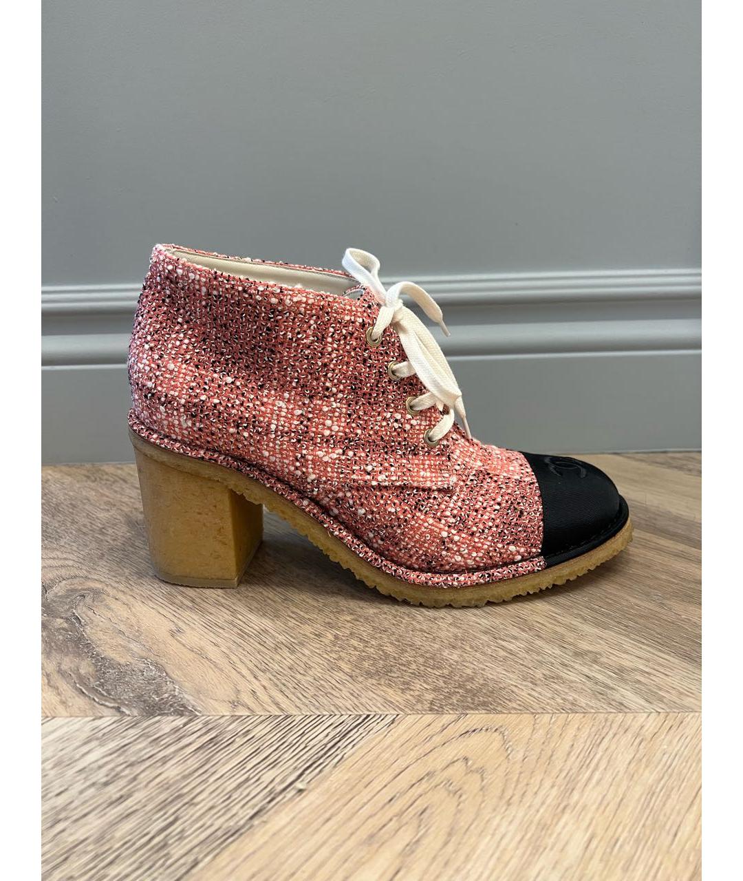 CHANEL Розовые ботильоны, фото 9