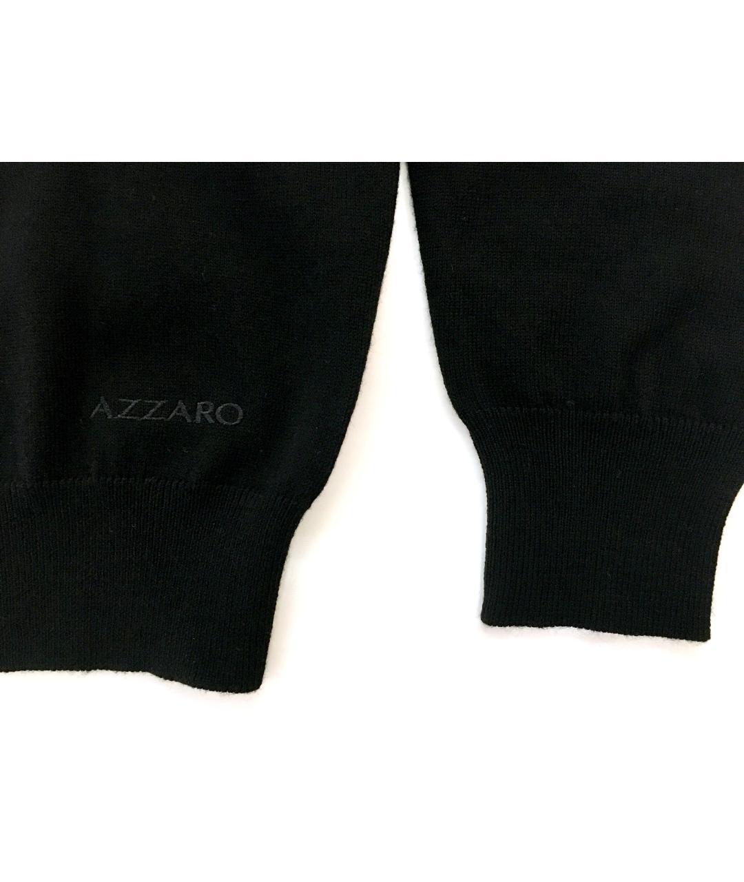 AZZARO Черный шерстяной джемпер / свитер, фото 4