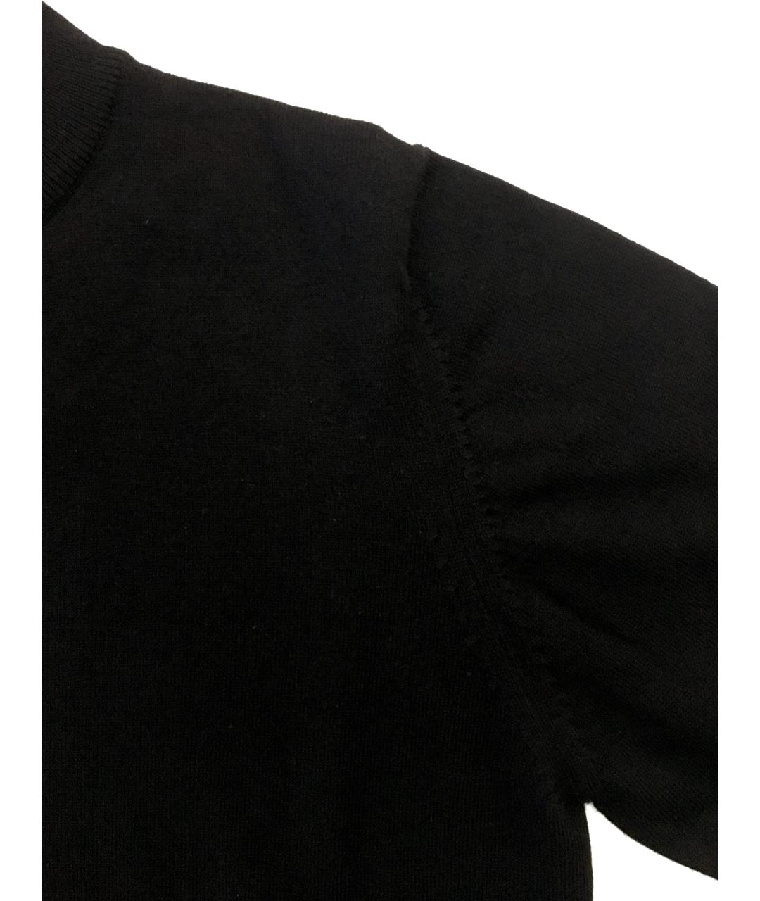 AZZARO Черный шерстяной джемпер / свитер, фото 5