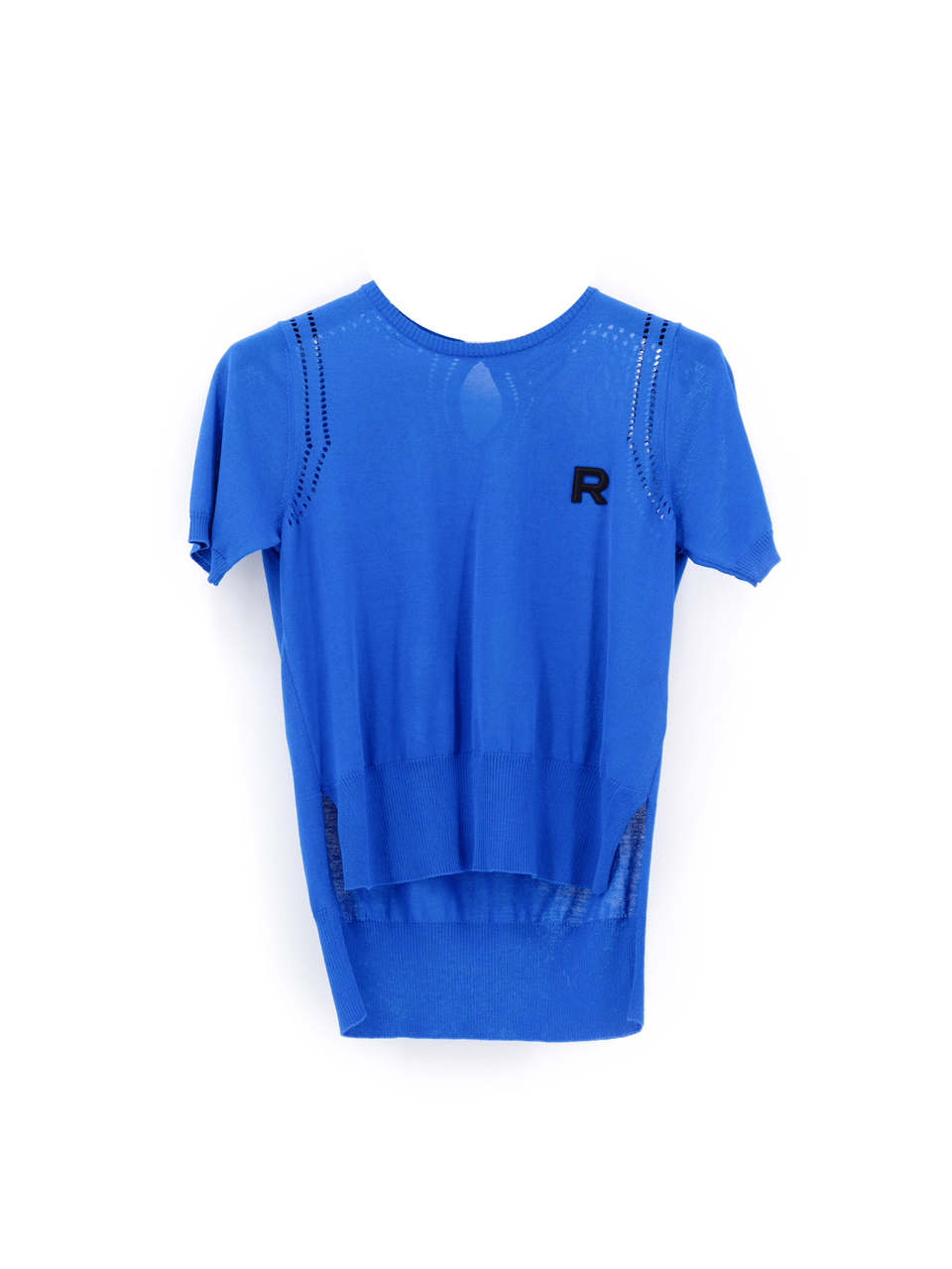 ROCHAS Синяя хлопковая футболка, фото 1