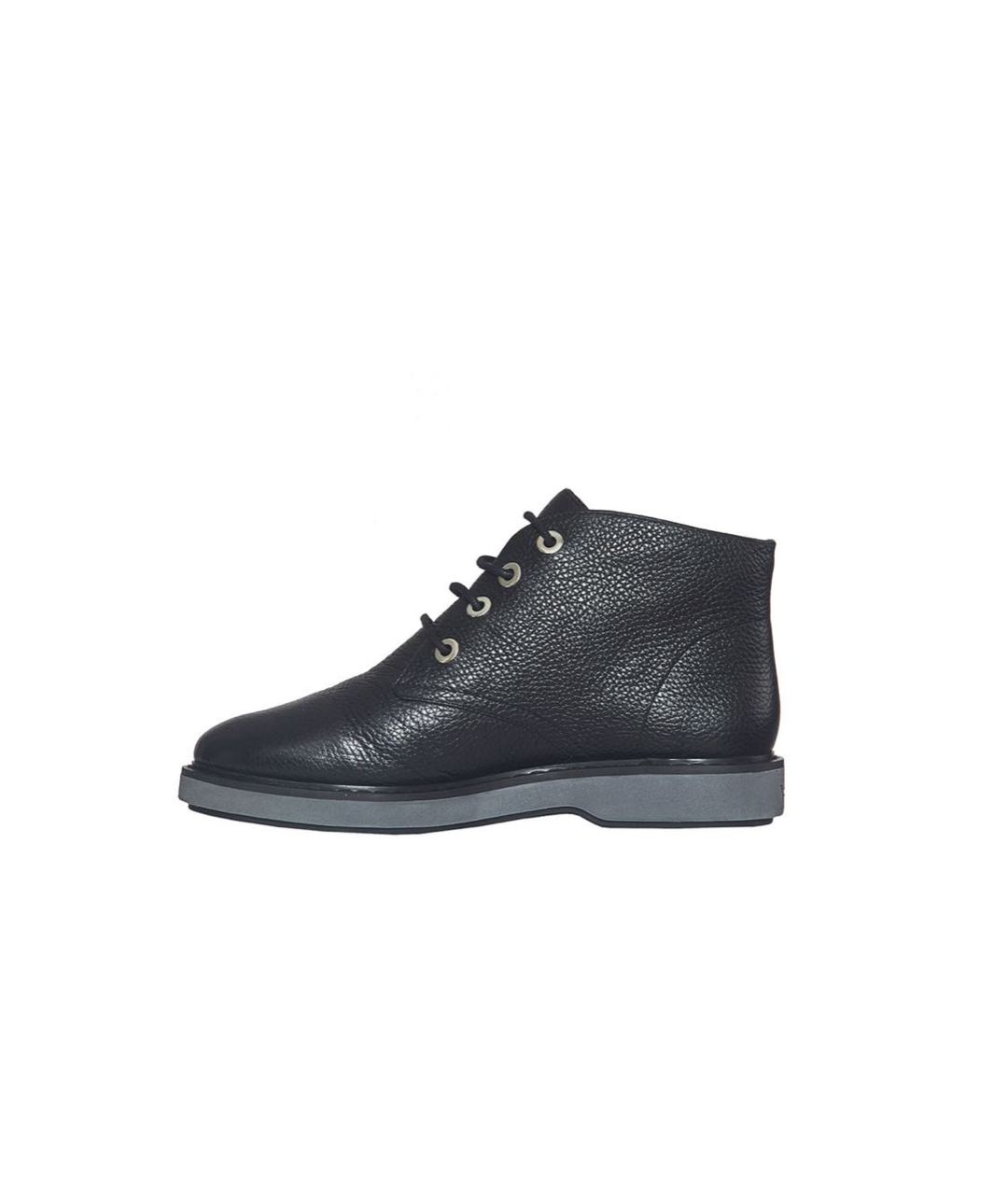 EMPORIO ARMANI Черные кожаные ботинки, фото 5