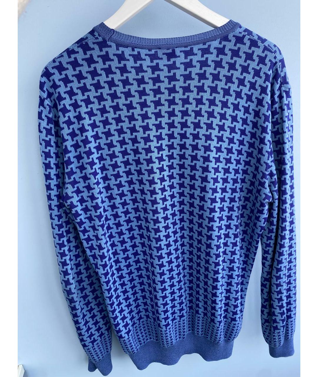PAUL SMITH Синий хлопковый джемпер / свитер, фото 2