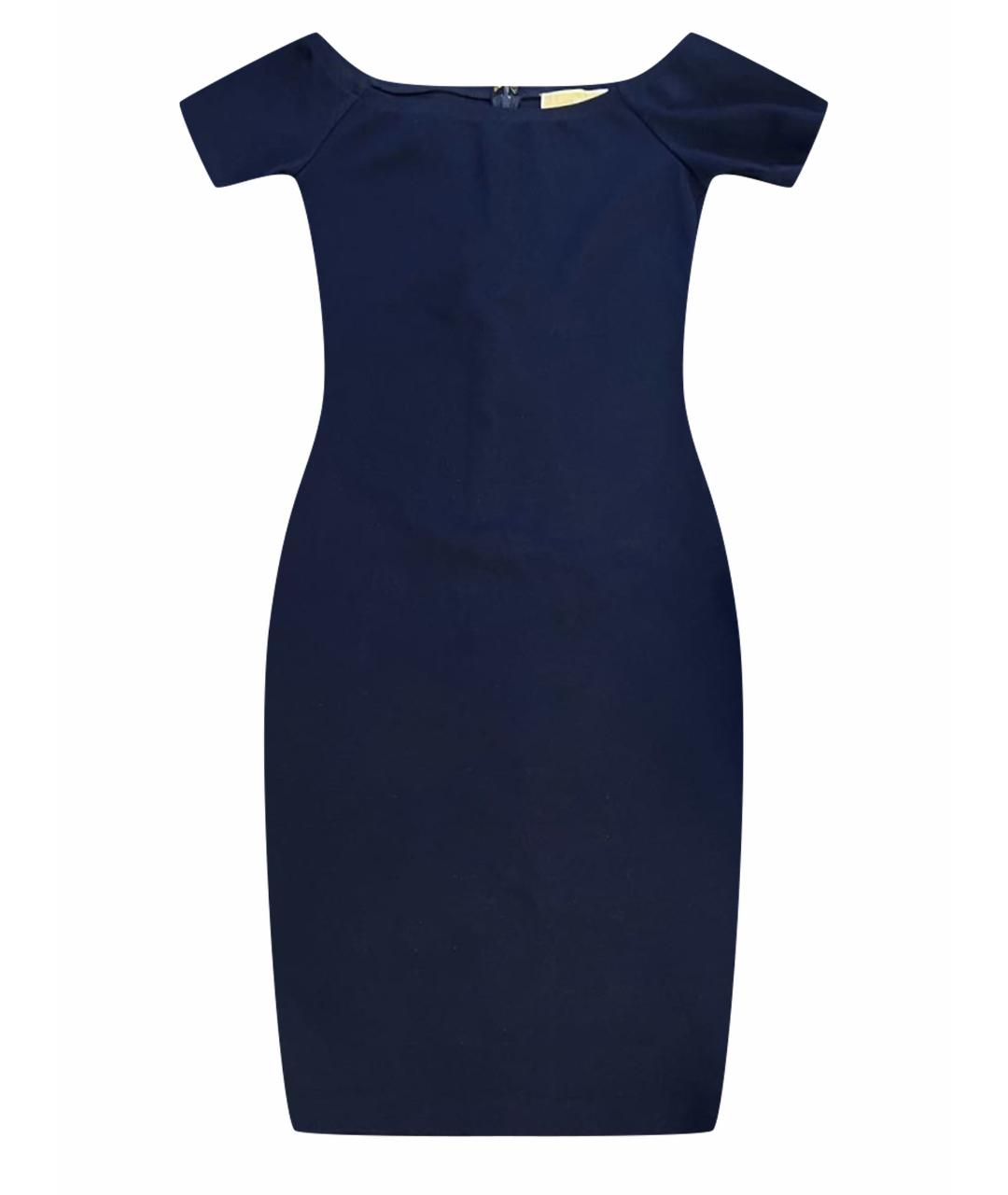 MICHAEL KORS Темно-синее полиэстеровое коктейльное платье, фото 1
