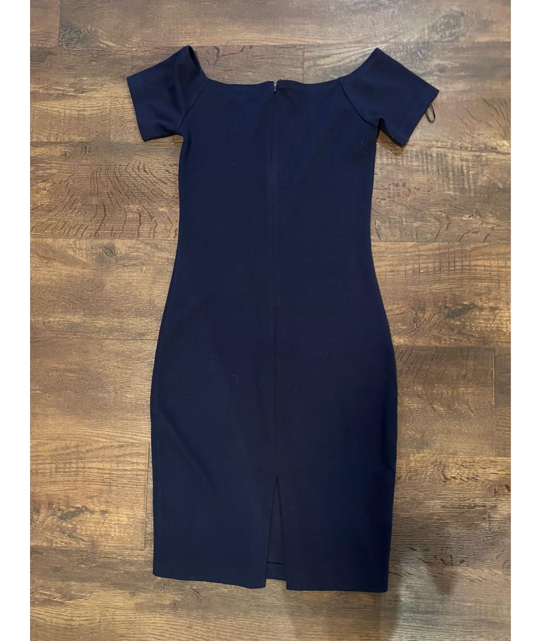 MICHAEL KORS Темно-синее полиэстеровое коктейльное платье, фото 2
