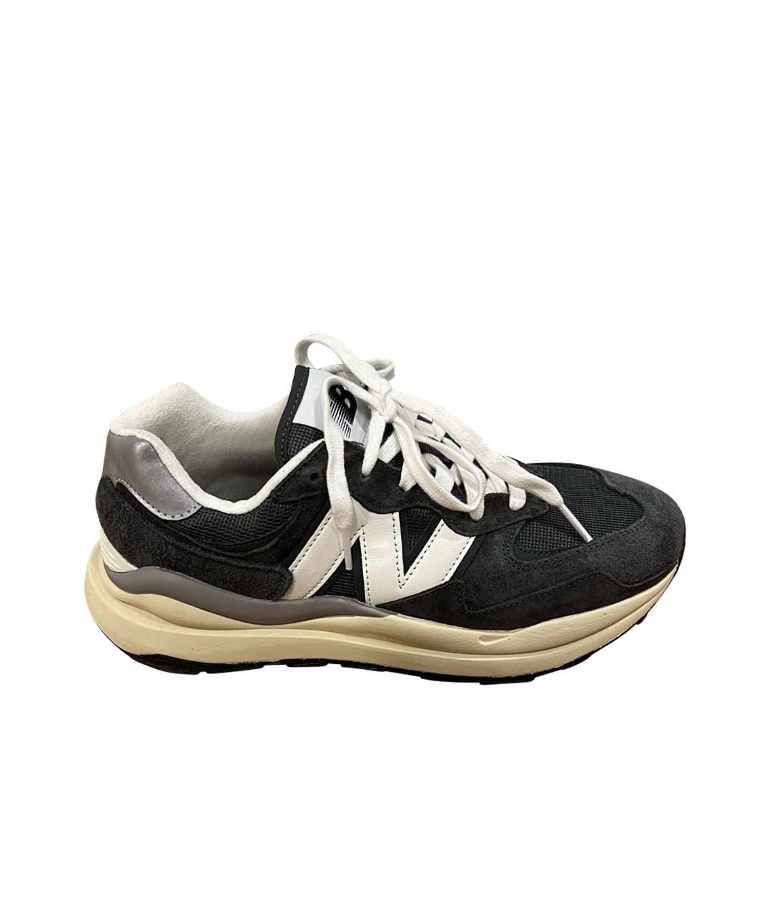 NEW BALANCE Серые замшевые низкие кроссовки / кеды, фото 1