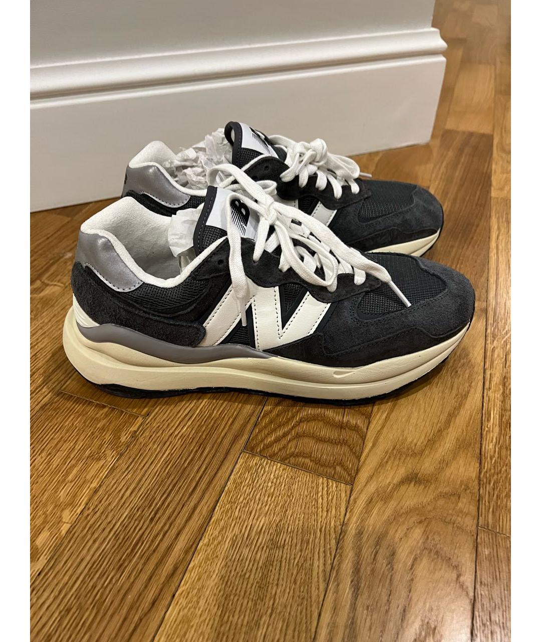 NEW BALANCE Серые замшевые низкие кроссовки / кеды, фото 4