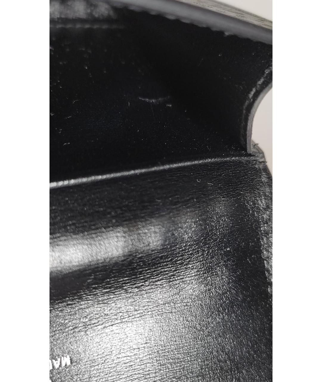 ALAIA Черный кожаный кошелек, фото 6