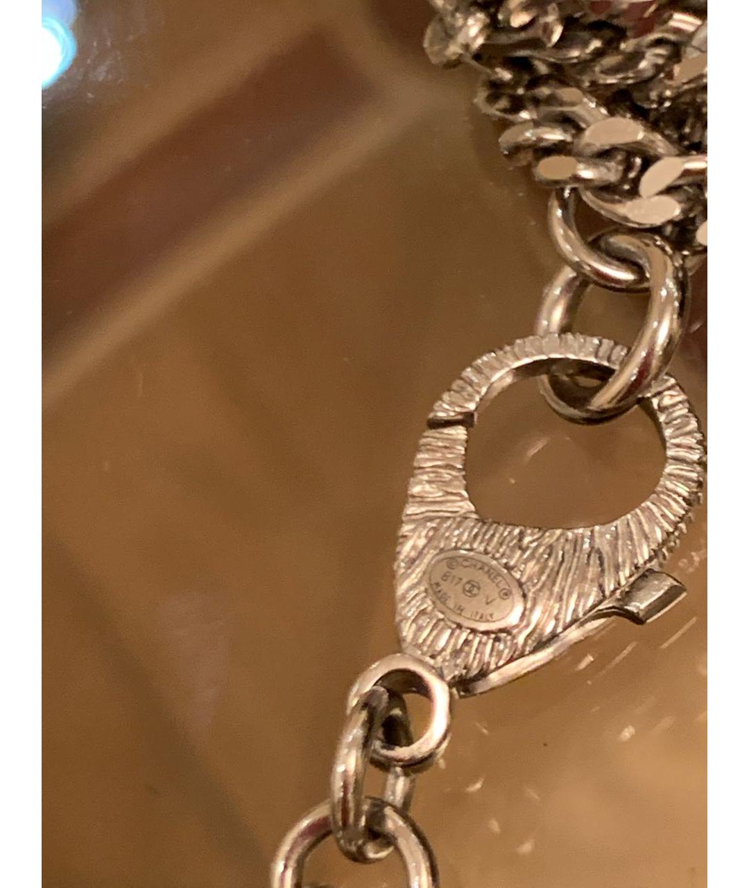 CHANEL Серебряное колье, фото 8