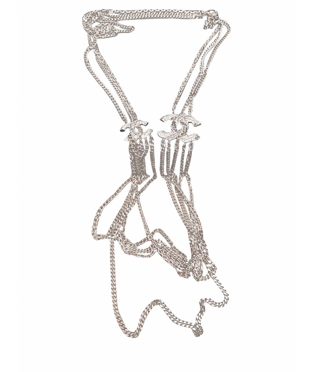 CHANEL Серебряное колье, фото 1