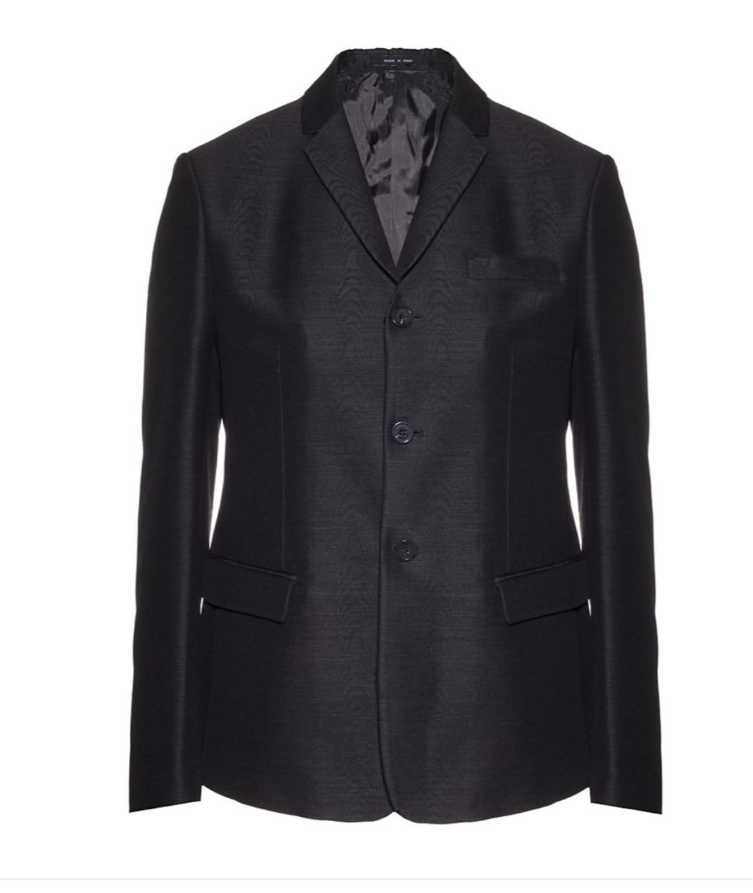 EMPORIO ARMANI Черный шерстяной пиджак, фото 1