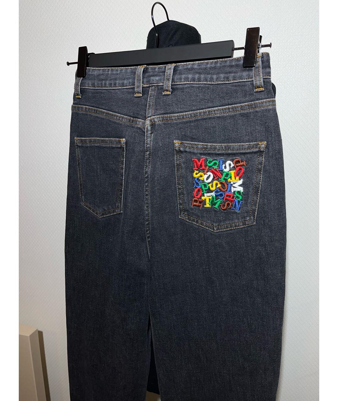 MISSONI Антрацитовые хлопковые джинсы слим, фото 6