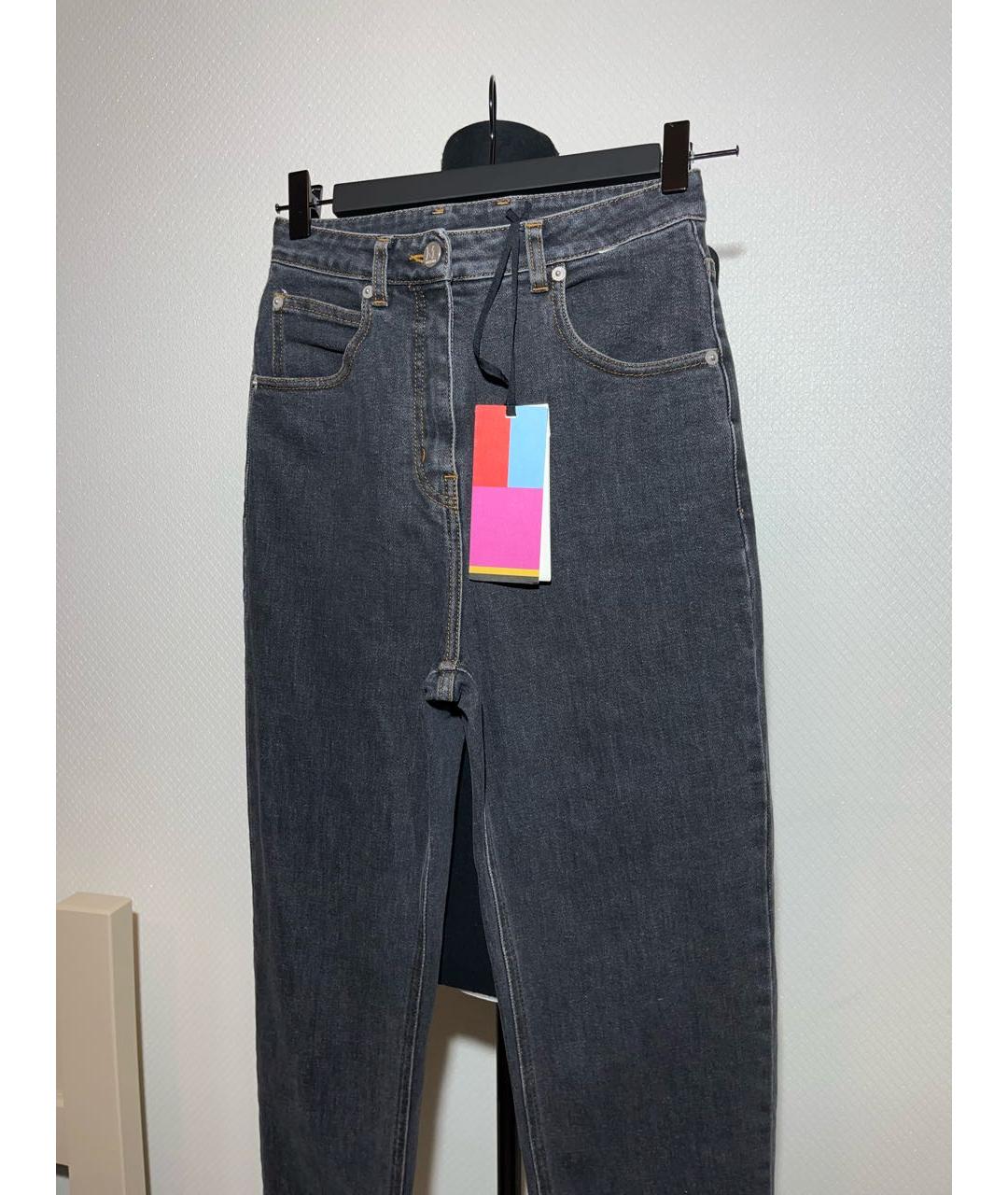MISSONI Антрацитовые хлопковые джинсы слим, фото 2