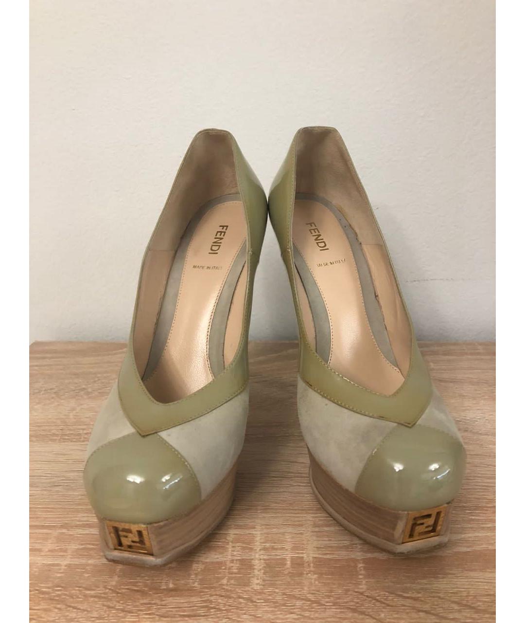 FENDI Мульти туфли из лакированной кожи, фото 2
