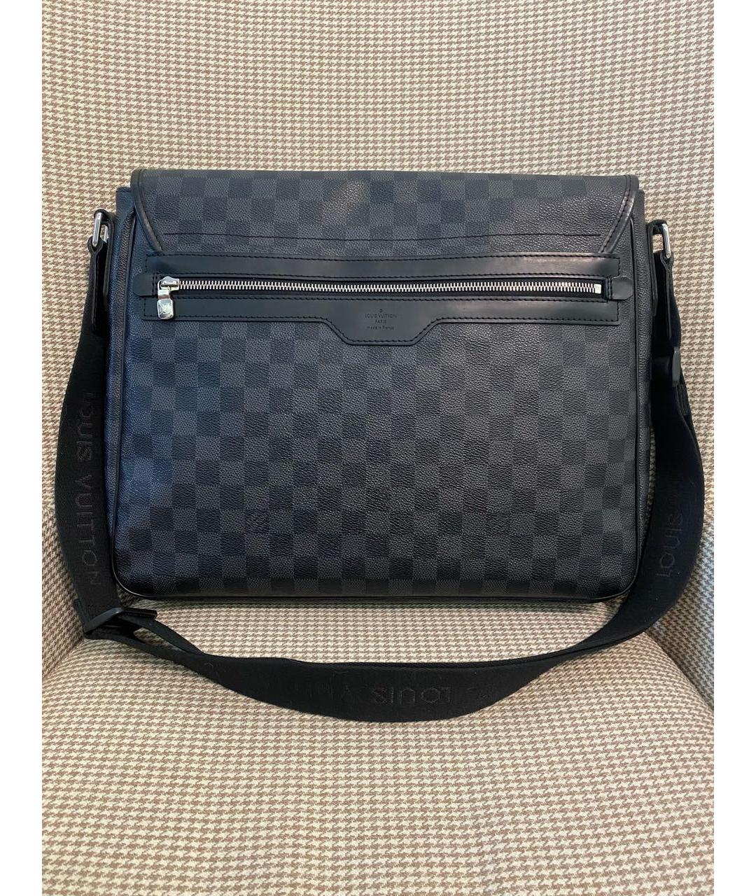 LOUIS VUITTON Черная сумка на плечо, фото 2