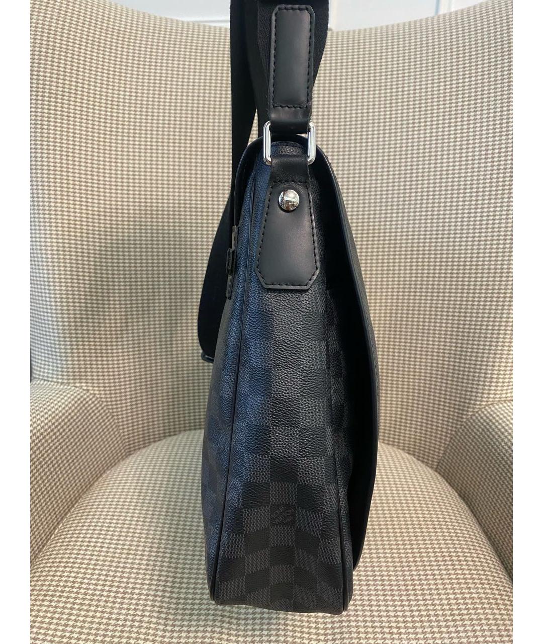 LOUIS VUITTON Черная сумка на плечо, фото 4