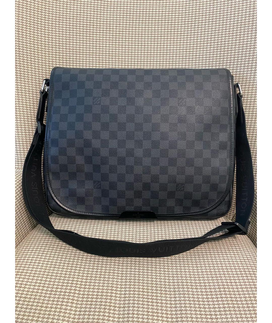 LOUIS VUITTON Черная сумка на плечо, фото 9