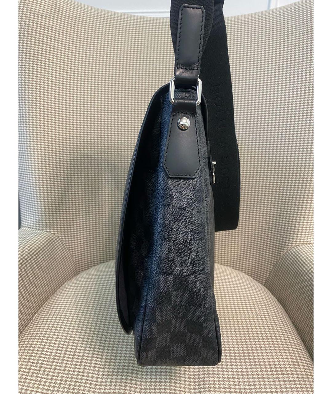 LOUIS VUITTON Черная сумка на плечо, фото 3
