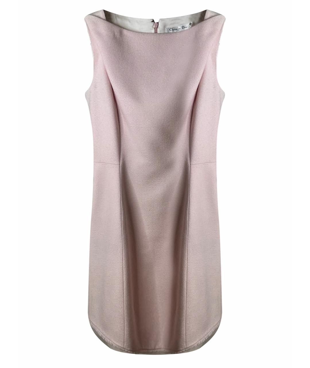 CHRISTIAN DIOR PRE-OWNED Розовое шерстяное платье, фото 1