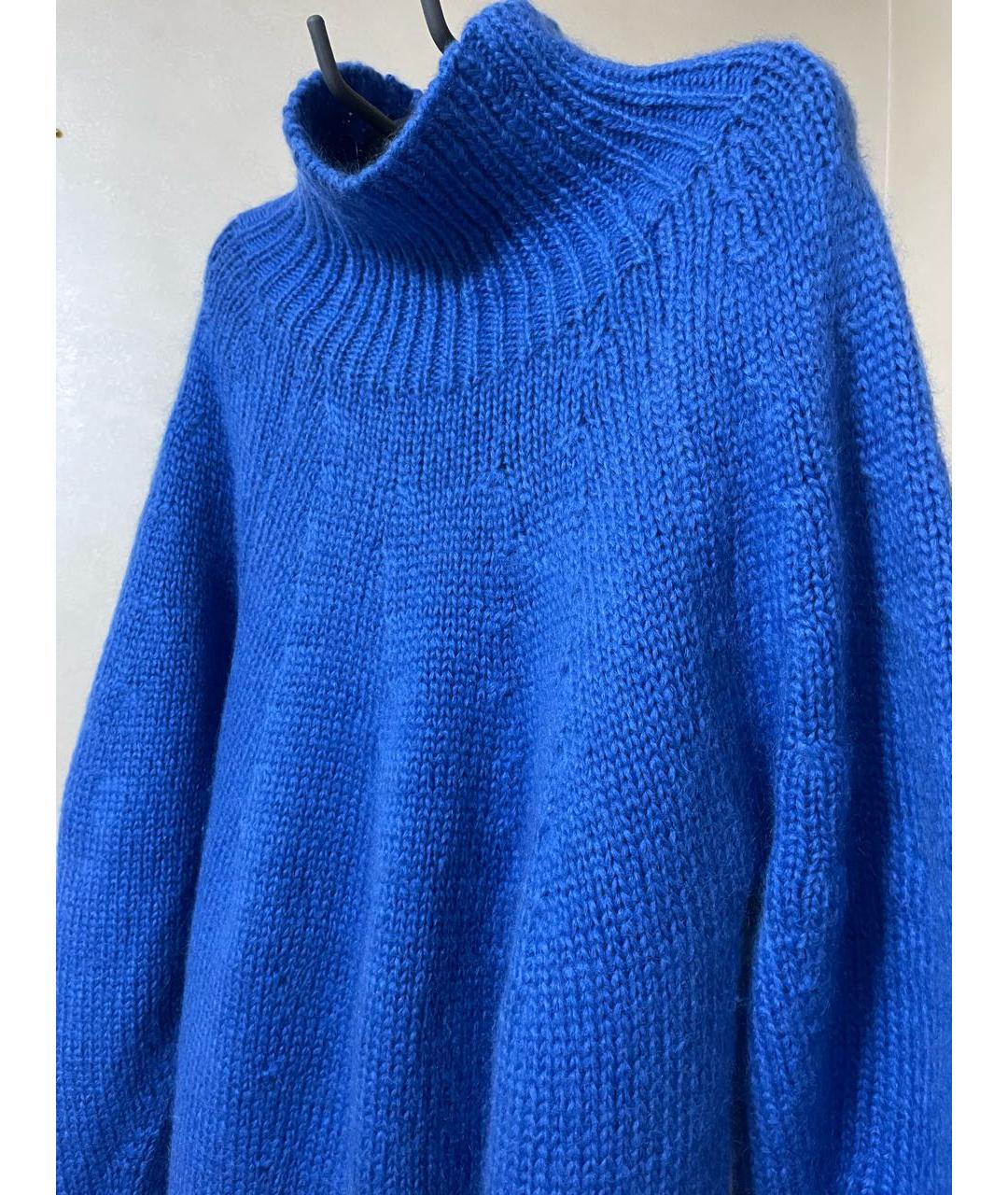 AGANOVICH Синий джемпер / свитер, фото 4