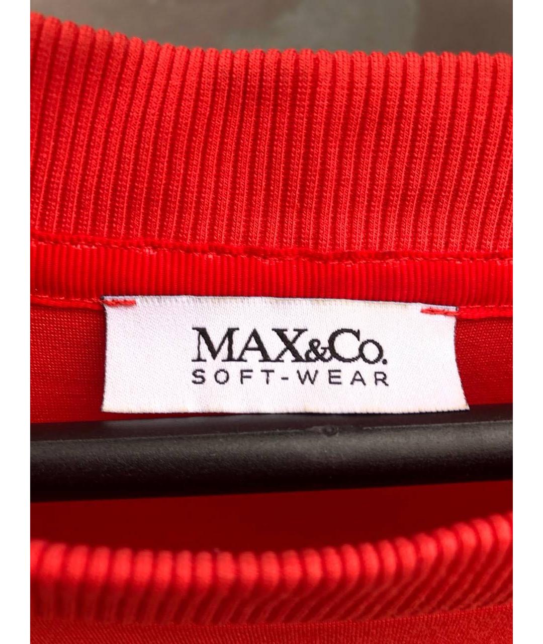 MAX&CO Красное вискозное платье, фото 5